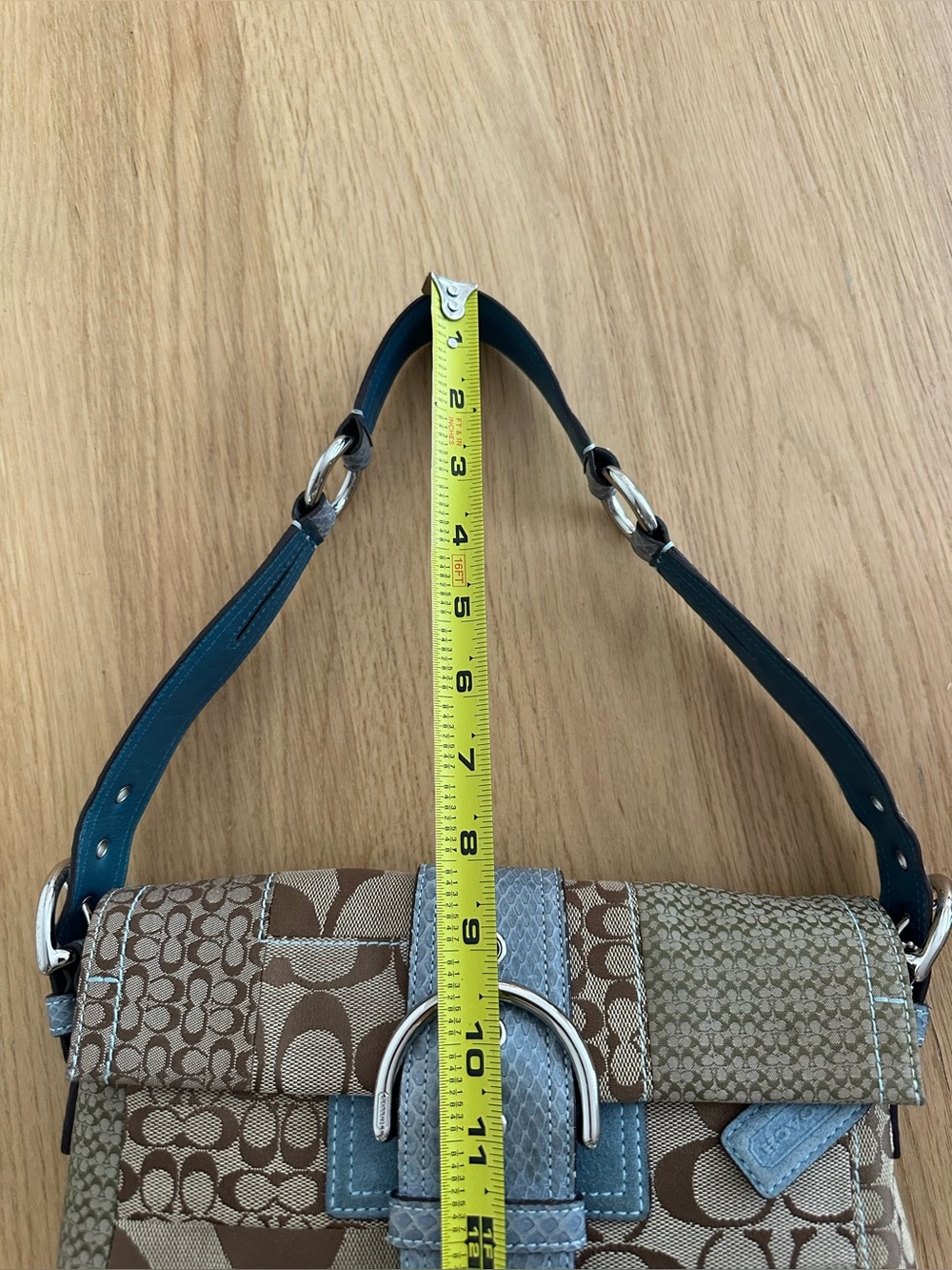 Coach Patchwork Shoulder Bag - Picture 5 of 16